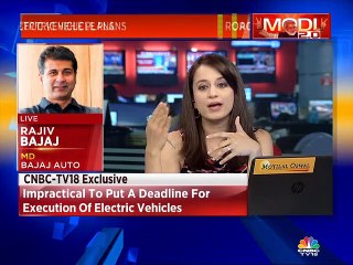 Download Video: Govt's proposal to roll out 2 & 3-wheeler EVs by 2025 is ill-timed: Rajiv Bajaj