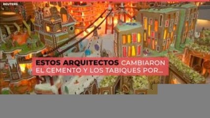 Entretenimiento | Arquitectos crean ciudad hecha con dulces y galletas en Londres