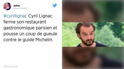 Cyril Lignac ferme son restaurant étoilé et pousse un coup de gueule contre le guide Michelin