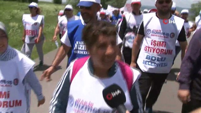 Hak - İş’in başlattığı yürüyüş üçüncü gününde devam ediyor