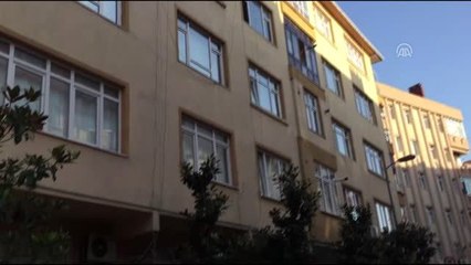 Güngören'de yıkılma tehlikesi bulunan bina tahliye edildi
