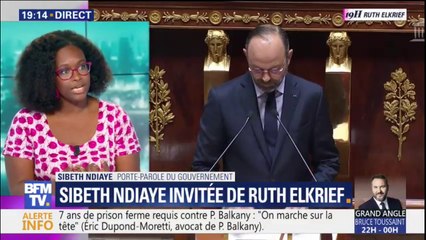 Vote de confiance: pour Sibeth Ndiaye, "il y a eu un élargissement car des élus ont fait le choix de s'abstenir"