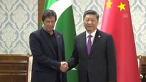 Pakistan Başbakanı Han, Çin Devlet Başkanı Şi Cinping ile görüştü - BİŞKEK