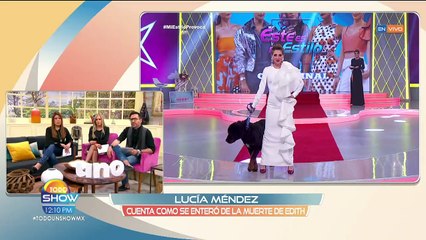 Lucía Méndez recuerda a Edith González. Le dedicamos el programa de hoy.