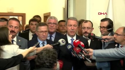 HULUSİ AKAR'DAN İYİ PARTİ'YE ASKERLİK YASASI ZİYARETİ