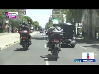 El cortejo del estudiante Norberto Ronquillo, avanza rumbo a la funeraria | Yuriria Sierra