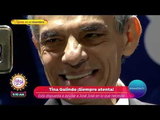 Tina Galindo preocupada por no tener noticias de José José | Sale el Sol