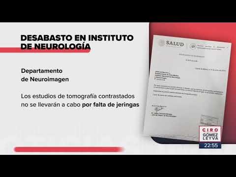 Por falta de jeringas se cancelan tomografías en Neurología | Noticias con Ciro Gómez Leyva