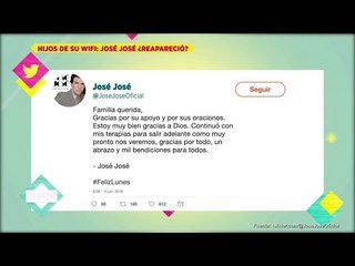 ¿José José envió mensaje en redes sociales? | De Primera Mano