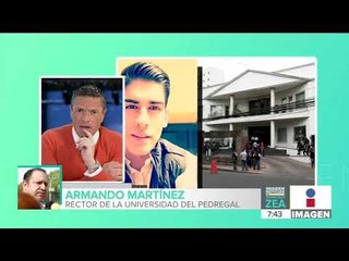 Entrevista con el Rector de la Universidad del Pedregal sobre el caso Norberto Ronquillo