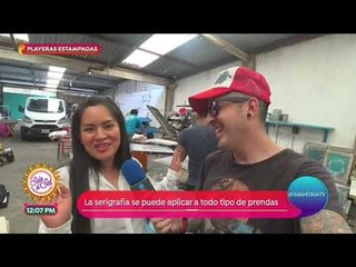 ¡Sajid aprendió a hacer playeras estampadas! | Sale el Sol