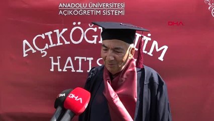 ESKİŞEHİR 70 yaşında 2'nci üniversiteyi bitirdi