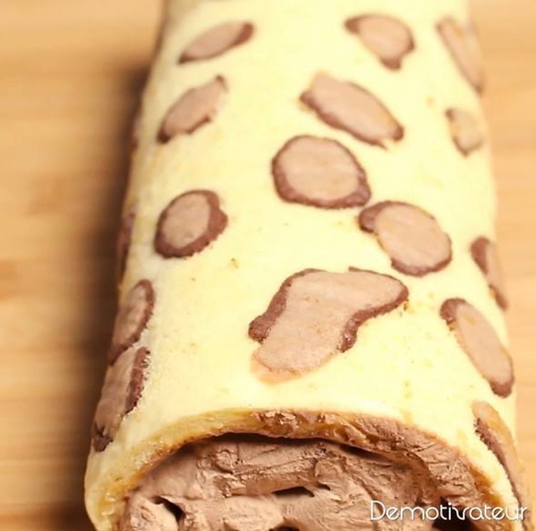 Gateau Leopard Roule Video Dailymotion