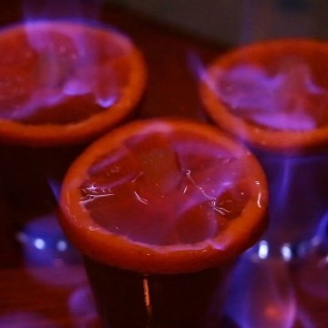 Shots enflammés à la tequila