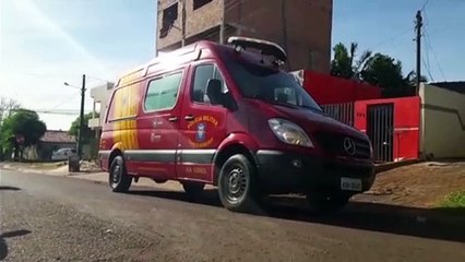 Cascavel Velho: Vidro de box de banheiro estoura e mulher fica ferida