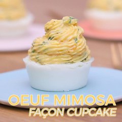 Oeufs mimosas façon cupcake