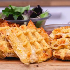 Gaufres à la mozzarella