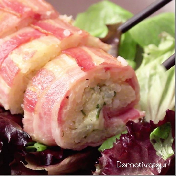 Makis au bacon