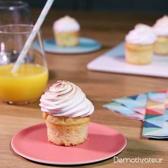 Cupcakes au citron meringués