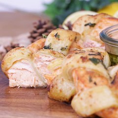 Couronne de saumon feuilleté