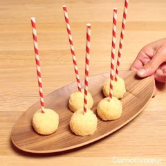 Mini cheesecakes façon sucettes