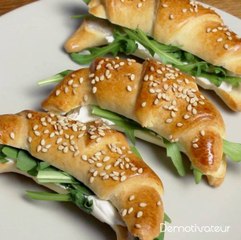 Mini croissants bretzels