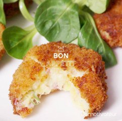 Croquettes au fromage et au jambon