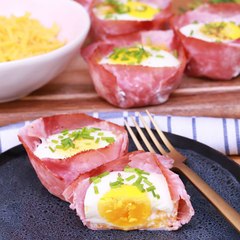 Oeufs cocotte au jambon