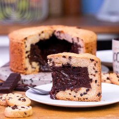 Cookies géant coeur chocolat