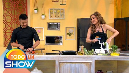 Receta: Cocinamos con mucho amor un delicioso Espaguetti de Calabacitas.