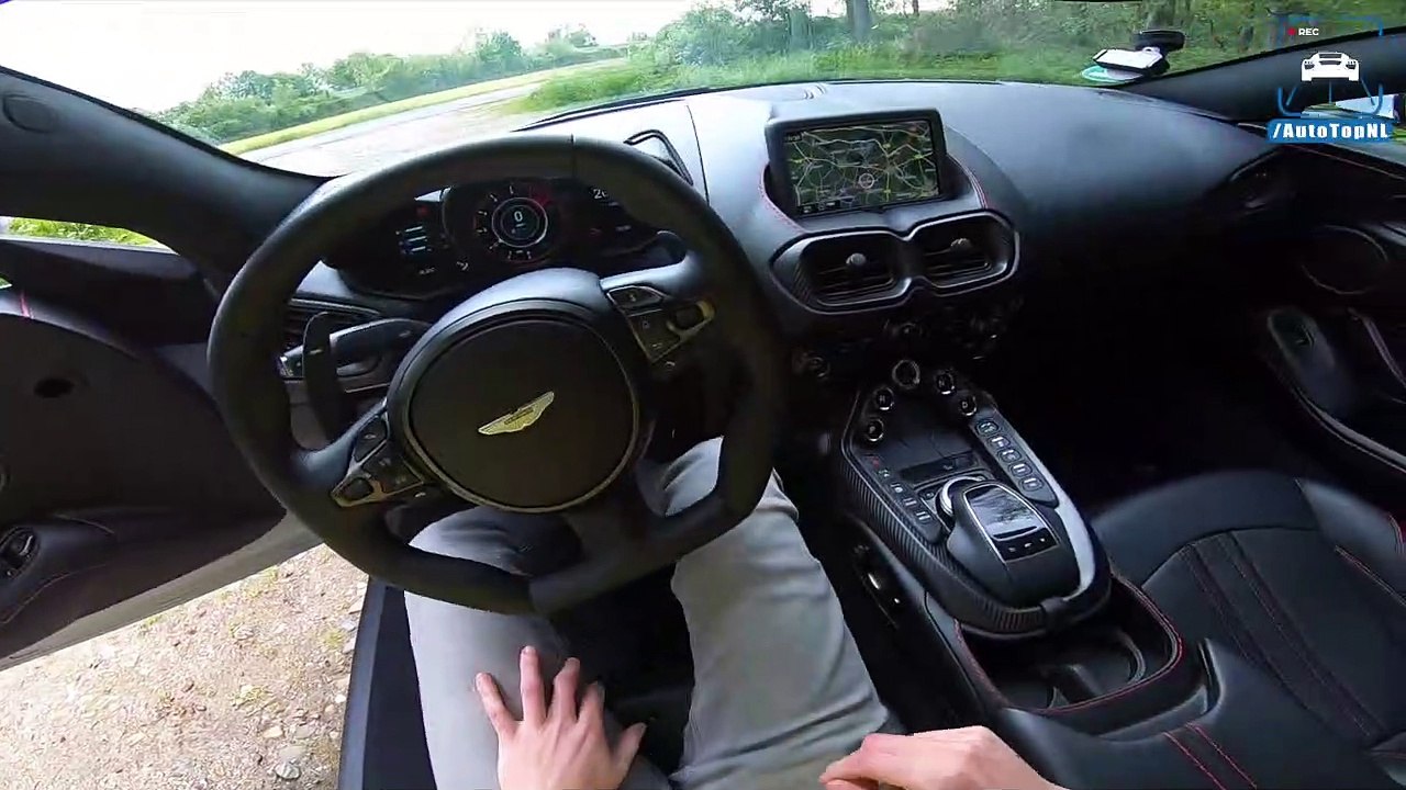 ASTON MARTIN VANTAGE Review POV Test Drive on AUTOBAHN & ROAD by AutoTopNL