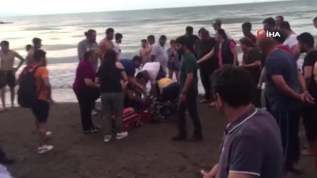 Ordu'da denizde boğulma tehlikesi geçiren çocuk tedavi altına alındı