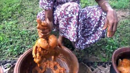 Tandoori Poulet préparé dans mon Village par la grand-mère | la Vie du Village