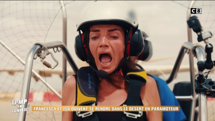 Francesca Antoniotti au bout de sa vie dans un paramoteur