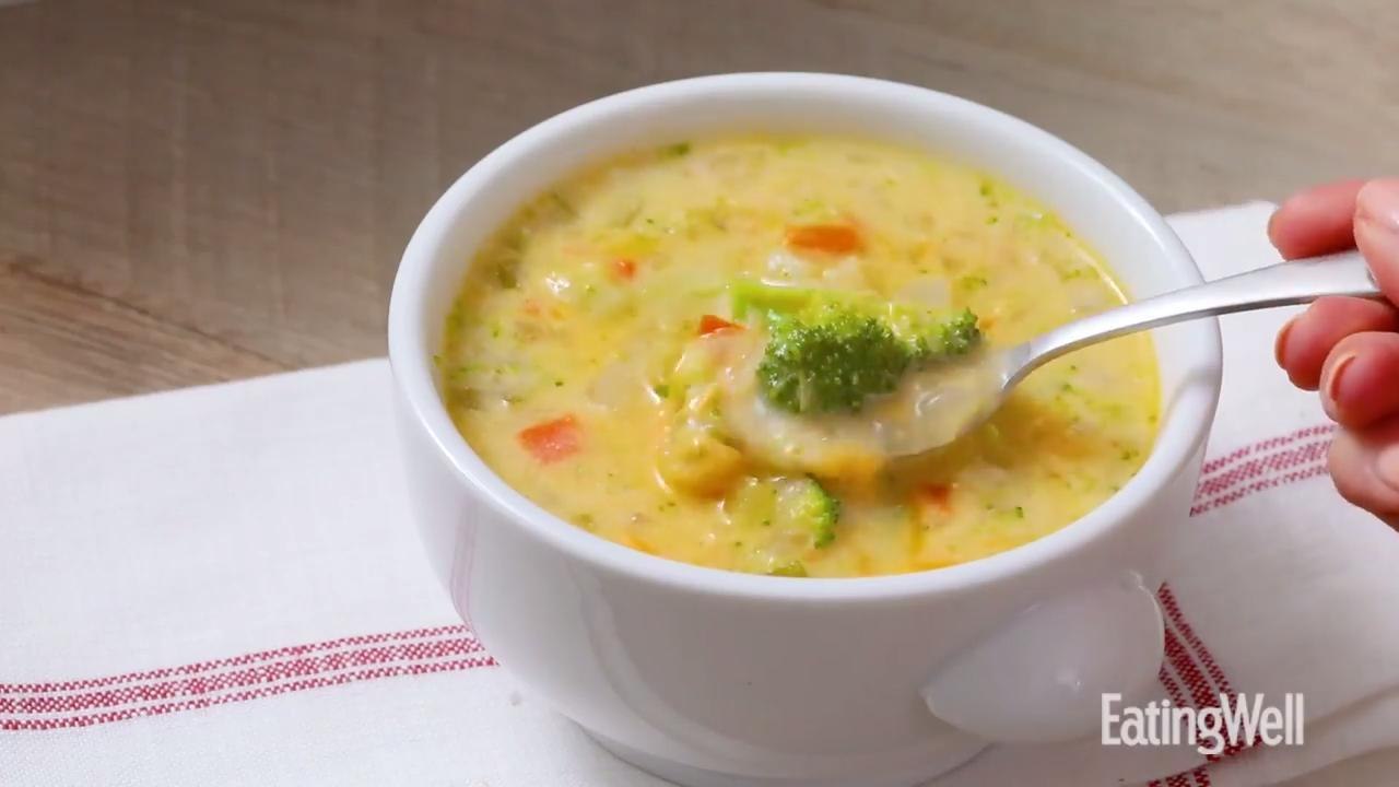 How to Make Broccoli-Cheese Chowder