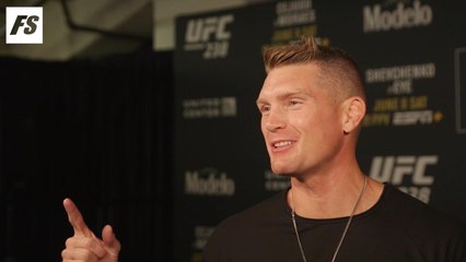 Stephen 'Wonderboy' Thompson backstage media interview
