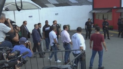 Neymar llega a comisaría de Sao Paulo para declarar por acusación de violació (V)