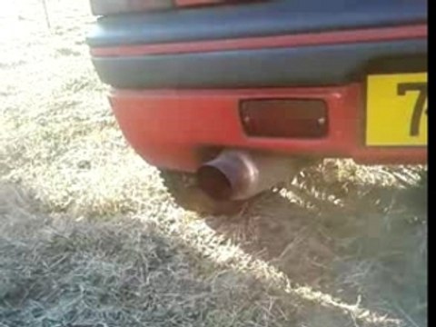 205 xs sound rupteur a 7000tr min