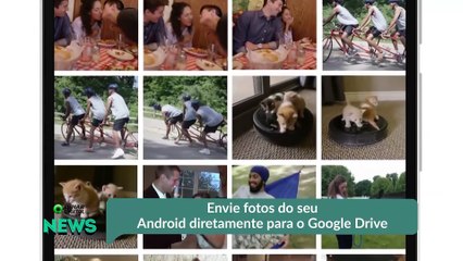 Envie fotos do seu Android diretamente para o Google Drive