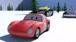 Chasse neige Monster, Trucks & Spid la voiture de course | Dessins animés pour enfants 3D