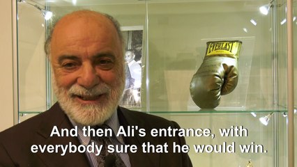 Boxing glove autographed by Muhammad Ali in Italy auction