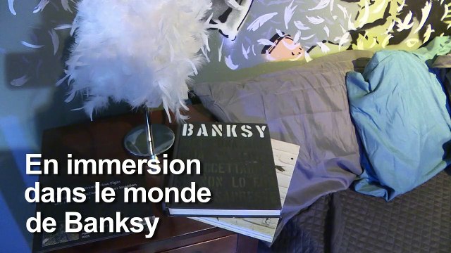 Les fresques de Banksy reconstituées dans une exposition à Paris