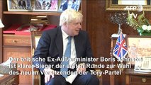 Boris Johnson klarer Sieger in erster Wahlrunde für Tory-Vorsitz