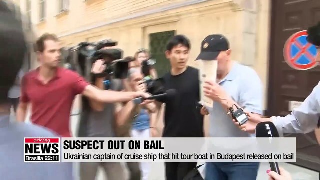 Ukrainian captain of cruise ship that hit tour boat in Budapest released on bail, search continues for missing