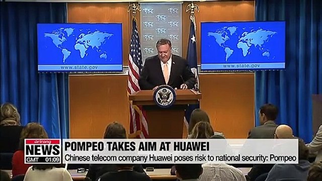 Huawei poses risk to national security: Pompeo