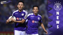 Đỗ Hùng Dũng đánh đầu bồi tung lưới Sài Gòn mở tỉ số cho CLB Hà Nội | HANOI FC