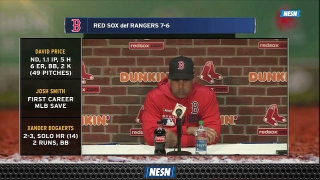 Alex Cora Lauds Xander Bogaerts Offensive Approach After Red Sox Comeback
