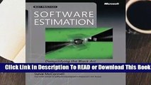 Online Software Estimation: Demystifying the Black Art  For Free