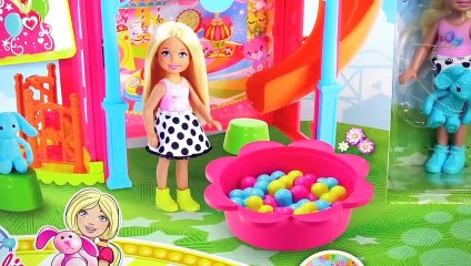 Barbie Chelsea Fun at The Fair - Funhouse Playset Ball Pit Fun Mirrors + Frozen Toddlers videos