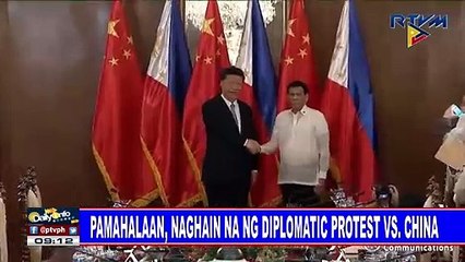 Pamahalaan, naghain na ng diplomatic protest vs China